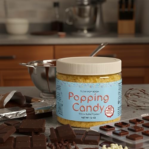 Popping Candy Bulk 12 oz. Jar, OU-D Kosher Certified, Non-GMO [3 Pack]