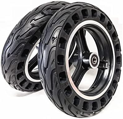 10x2, Wheelchair Front Wheel Accessories, 10inch Electric Wheelchair Replacement Wheels, Honeycomb Solid Tire, Suitable for Most Electric Wheelchairs, Bearing: 12mm，1 Pair