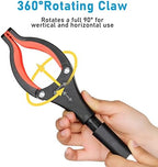 Grabber Reacher Tool, 32" Grabbers for Elderly, Lightweight Extra Long Handy Trash Claw Grabber, Mobility Aid Reaching Assist Tool for Trash Pick Up, Nabber, Litter Picker, Arm Extension (Orange1)