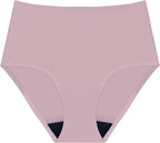 AIRCUTE Absorbent Urinary Incontinence Underwear for Women Seamless Sanding High Waist Panty for Bladder Leaks Protection 60ML(Blush, Medium)