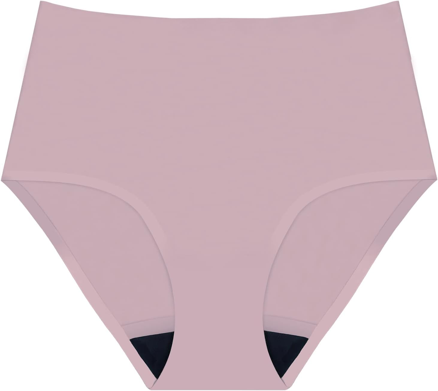 AIRCUTE Absorbent Urinary Incontinence Underwear for Women Seamless Sanding High Waist Panty for Bladder Leaks Protection 60ML(Blush, Medium)