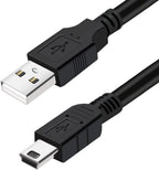 Replacement USB Charger Charging Cable Power Cord for OneTouch Verio IQ Blood Glucose Monitoring System Meter (Not Compatible with OneTouch Verio Flex Models). Mini-B Cord for PS3,MP3 Player Canon