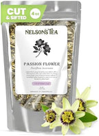 Nelson's Tea Passion Flower - Cut & Sifted Passiflora Incarnata, Herbal Flower with Fresh, Authentic Taste & Natural Loose Leaf Tea Flavoring for Traditional Use (4 oz)