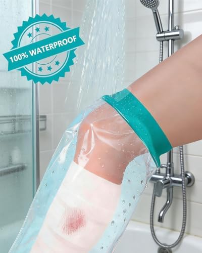 Cast Covers for Shower Leg, Waterproof Leg Cast Cover for Showering, Reusable Cast Protector for Shower Leg Adult, Soft Comfortable Cast Shower Cover Leg, Used for Bandages