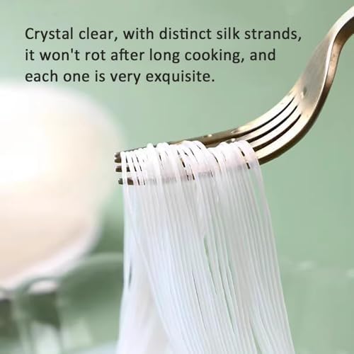 17.6oz Authentic Longkou Glass Noodles,Mung Bean Vermicelli from China,Quick Cook (3 Minutes), Perfect for Stir Fry, Soup, Salad or Hot Pot