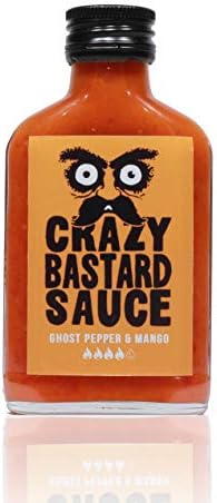 Crazy Bastard Ghost Pepper Hot Sauce- 100ml