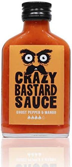 Crazy Bastard Ghost Pepper Hot Sauce- 100ml