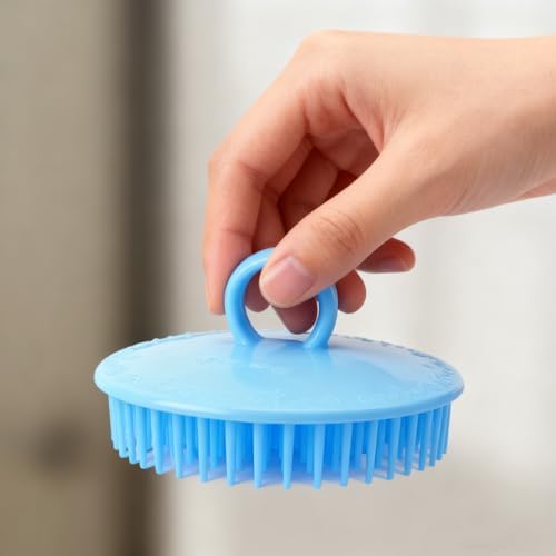 2 Pack Hair Scalp Massager Shampoo Brush Shower Head Scrubber Cleanser Massage Comb for Hair Growth Ease Dandruff Removal and Head Relaxation for Women and Men or Pets