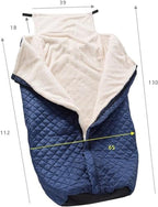 DaoGeSir Wheelchair Blanket Lap Blanket Elderly Wheelchair Cosy Cover Wheelchair Zip Blanket for Warmth and Comfort Wearable Blanket Portable Warm Blanket Wind Protection Sleeping Bag