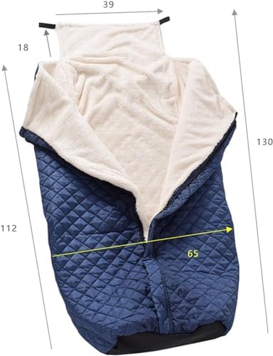 DaoGeSir Wheelchair Blanket Lap Blanket Elderly Wheelchair Cosy Cover Wheelchair Zip Blanket for Warmth and Comfort Wearable Blanket Portable Warm Blanket Wind Protection Sleeping Bag