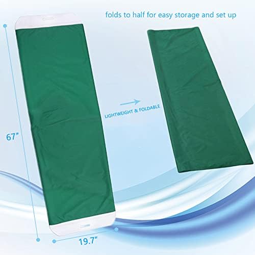 Patient Bed Slide Assist Device, Rolling Transfer Board Assist for Transferring Patient from Bed to Bed or Operationg Table, 67"Lx19.7"W