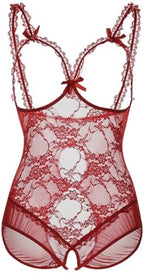 Plus Size Lingerie for Women Sexy One-Piece Teddy Valentine's Day Lingerie Bodysuit