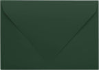 Darling Souvenir A1 Dark-Green Invitation Envelopes (3 5/8 x 5 1/8) Euro V-Flap 80 LBS Ideal for Invitations, Greeting Cards, RSVP, Photo, Wedding, Letters -Packs & Colours Available