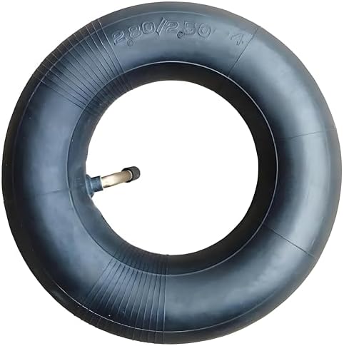 2 Pack 2.80/2.50-4 Inner Tube for Hand Trucks,Utility Cart,Scooter,Wheelbarrows,Dollys,Lawn Mowers Replacement 2.80-4 2.50-4 Tire with TR87 Bent Valve Stem