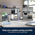 De'Longhi Coffee Care Kit, Essential Coffee Machine Maintenance Products, Suitable for Machines with filters, DLSC306, Black