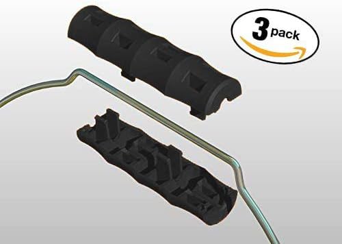 Ergonomic Replacement Bucket Handles (3 Pack) - BLACK