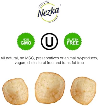 Nezka Cassava Yuca Chips - Crunchy Snacks and Side Dish - Gluten Free, Vegan, Non-GMO - 13.5 Oz