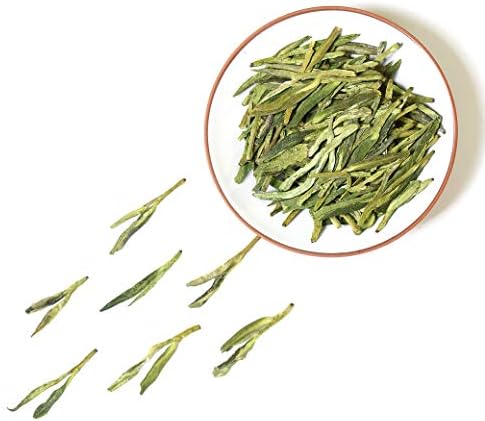 GOARTEA Bai Cha Long Jing Green Tea - 50g / 1.76oz Premium Grade - Spring Anji Baicha Longjing - White Dragon Well Chinese Green Tea Loose Leaf