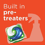 Tide 4-n-1 Ultra Oxi PODS Laundry Detergent Pacs, 57 Count, HE Compatible, Built in Pre-treater for Stains