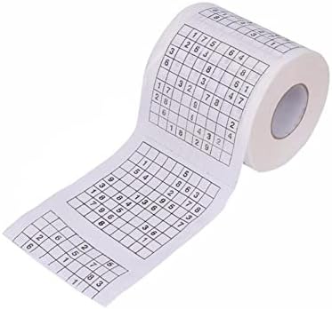Sudoku Game Toilet Paper Games Roll Paper Towel Tenacity Durable Funny Printed Toilet Paper Household Cleaning Tools
