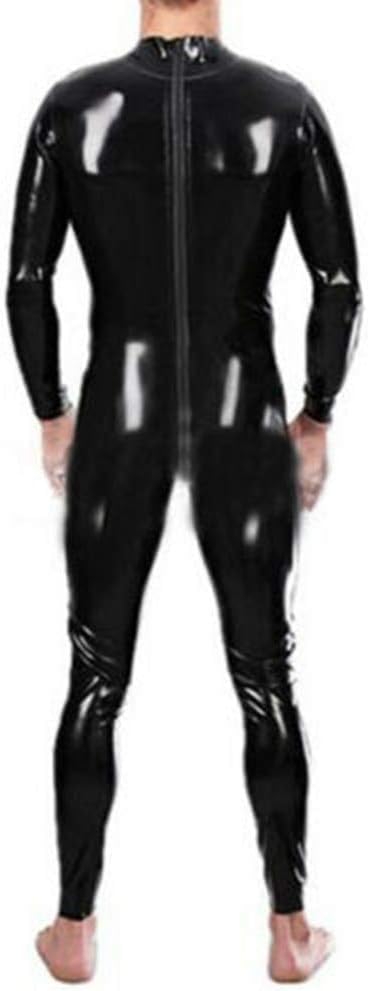Latex Rubber Catsuit Back Zipper for Men Handmade Bodysuit Jumpsuit Party Wear Cosplay Halloween