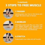 Foot Acupressure Massager & Arch Stretcher for Plantar Fasciitis Relief, Heel Pain & Foot Arch Support, Foot Reflexology，Gifts for Men & Women