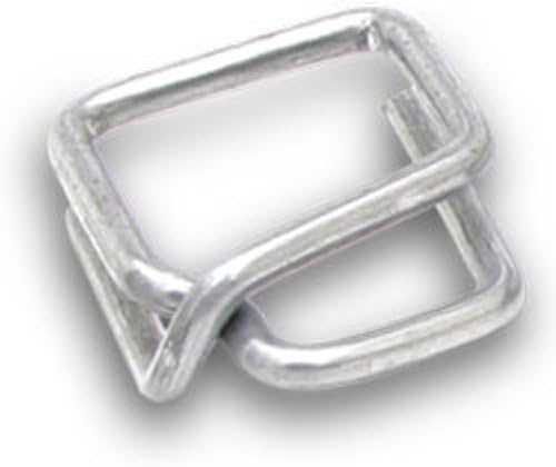Metal Buckles for Plastic Strapping - 1/2" (Pack of 1000 Buckles)