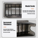 10 Slot Clipper Comb Holder, Plastic Storage Case Organizer for Electric Clippers,Black for Barbershop Salon Professionals"