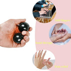 Natural Marble Baoding Balls from Traditional Chinese Health Care Balls,2 Pack 1.6-inch Massage Balls for Hand Massage,Meditation,Stress Relief (Green with Base) (Green, 1.57)