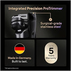 Braun Series 9 PRO+ Electric Shaver, Wet & Dry Razor, Pro SensoAdapt, 6in1 SmartCare Center, 9697CC, Silver
