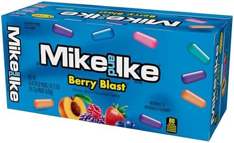 Mike and Ike Berry Blast Candy, 0.78 Ounce Box (Pack of 24)
