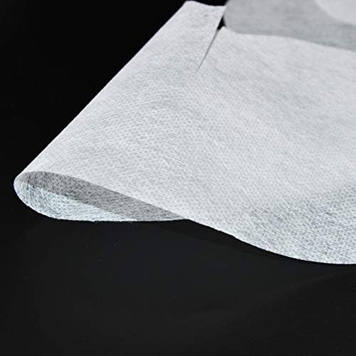 100Pcs Disposable Face Cradle Covers White Breathing Non-Woven Massage Face Headrest Covers Sheet for Massage Tables and Massage Chairs for Beauty Salon Spa or Home Use