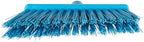 Vikan 29143 Broom,Angle Cut,Stiff,11",PP/PET,Blue