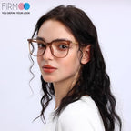 Firmoo Oversized Blue Light Blocking Glasses for Women/Men, Large Square Frame Computer Glasses for Screens