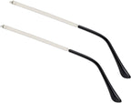 1 Pair Metal Eyeglass Replacement Arm, Eyewear Frame Temple Replacement Universal Sunglasses Arm Legs Replacement for Thin Metal Glasses, Sunglasses（Silver）