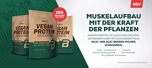 3 x Biotech USA Vegan Protein, 500g Beutel, Vanille-Cookies (3er Pack)