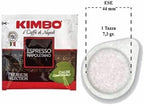Kimbo Napoli Espresso ESE Compostable Coffee Pods | Medium Roast with Almond & Cocoa Flavor | 10/13 Intensity | 100 Count