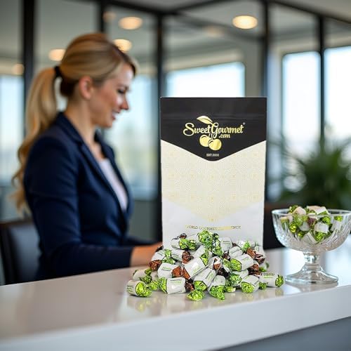 SweetGourmet Premium Chocolate Filled Mints | Arcor Hard Candy | 2 Pound