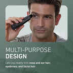 Panasonic Men’s Ear and Nose Hair Trimmer, Wet Dry Hypoallergenic Dual Edge Blade - ER-GN30-H