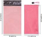 Terdey Sanitary Napkin Disposal Bag, Self Sealing Privacy Protection Sanitary Tampons Bag with Zipper, Pink 202 PCS
