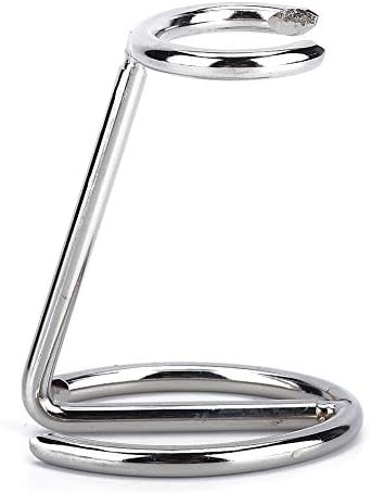 Shaving Brush Holder,Razor Brush Stand Men Shaving Brush Stainless Steel Stand Razor Holder for Salon Home Travel Use