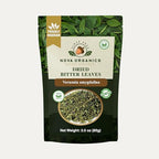 Nova Organics Premium Dried Bitter Leaf (Onugbu/Ewuro) – 100% Natural Vegetable - 85g / 3oz