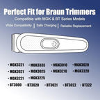 2.3V USB Charger Replacement for Braun 5513 5516 MGK3010 MGK3020 MGK3021 MGK3025 MGK3210 MGK3220 MGK3221 MGK3321 MGK3225 MGK3921, 3.3FT Electric Shaver Beard Trimmer
