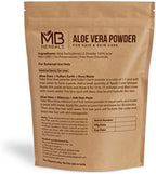 MB Herbals Aloe Vera Powder 3.5 oz / 100 Gram | Aloe barbadensis | for Face Packs and Hair Packs | External Use Only