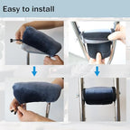 Universal Crutch Underarm Pad Covers,Underarm Cane Pad Sleeve,Crutch Pads & Hand Grips,Comfortable, Breathable, Machine Washable Cane Pads for Adults and Teens Walking Cane Handle Soft Pads