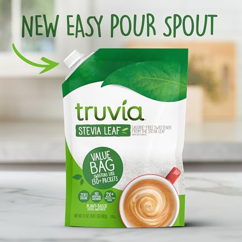 Truvia Original Calorie-free Sweetener from the Stevia Leaf,17 Ounce Refill Bag,(Pack of 2)