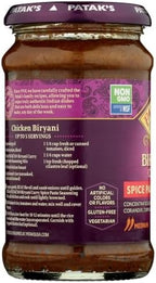 Patak's Original Biryani Curry Paste Concentrated Medium 10 oz(Pack of 2)