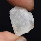 GEMHUB Untreated Raw Rough Moonstone 9.50 Ct. Certified Uncut Healing Crystal Natural Rainbow Moonstone Gemstone