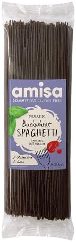 AMISA ORGANICS Organic Buckwheat Spaghetti, 500 GR