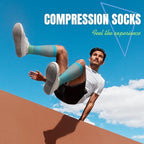 Open Toe Compression Socks Women & Men-3 Pairs 20-30 mmHg Knee High Stockings for Circulation Support